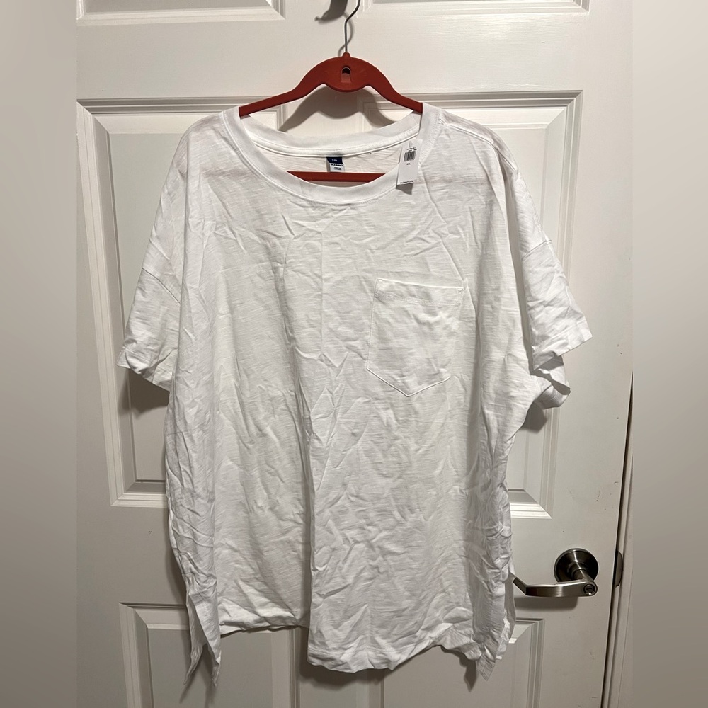 White tshirt tunic